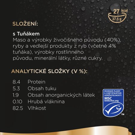 SHEBA Perfect portions s tuniakom 3 x 75 g