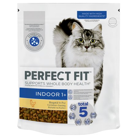PERFECT FIT granule pre mačky Indoor s kuracím mäsom 750 g