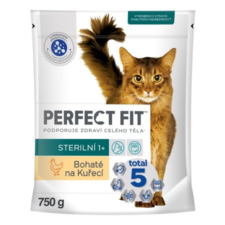 PERFECT FIT granule pre mačky Sterile s kuracím 750 g