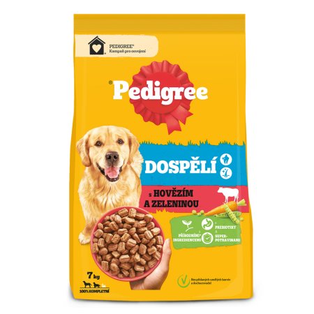 Pedigree granule M/L Adult hovädzie so zeleninou 7 kg