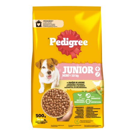 Pedigree granule Mini Junior hydinová so zeleninou 500 g