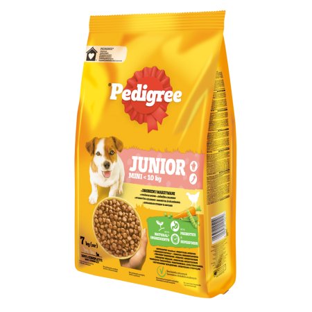 Pedigree granule Mini Junior hydinová so zeleninou 7 kg