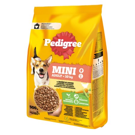 Pedigree granule Mini Adult hydinové so zeleninou 500 g