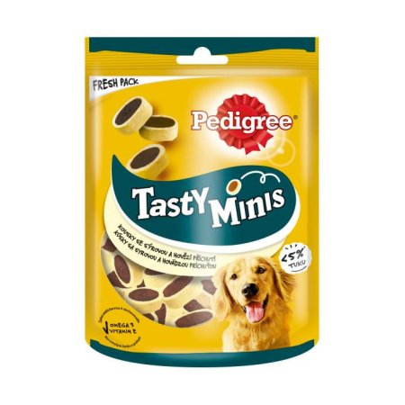 Pedigree pochúťka Tasty Minis syrové kúsky 140 g