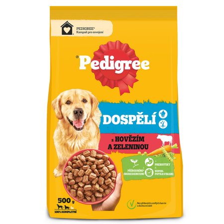 Pedigree granule M/L Adult hovädzie so zeleninou 500 g