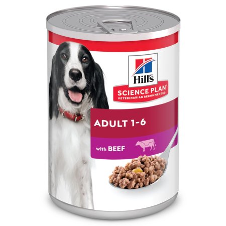 Hill’s Science Plan Canine Adult Beef Can 370 g (EXPIRÁCIA 04/2024)