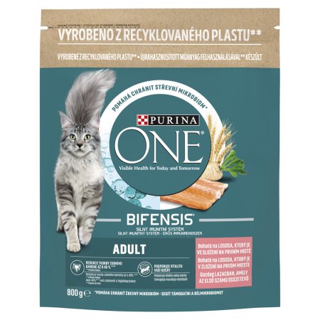 Purina One Bifensis Adult s lososom a celozrnnými obilninami 800 g