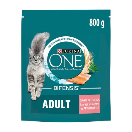 Purina One Bifensis Adult s lososom a celozrnnými obilninami 800 g