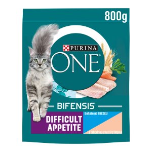 Purina One Bifensis Difficult Appetite s treskou a pstruhom 800 g