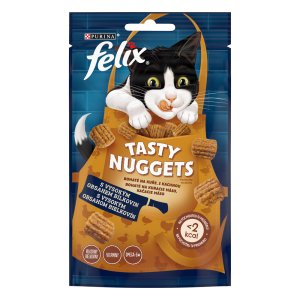 Felix Tasty Nuggets Bohaté na kura a kačicu 50 g