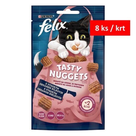 Felix Tasty Nuggets Bohaté na lososa a pstruha 50 g