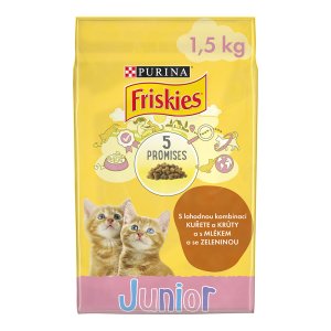 Friskies Junior kura so zeleninou a mliekom 1,5 kg