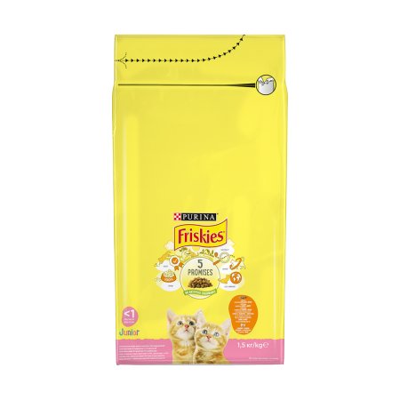 Friskies Junior kura so zeleninou a mliekom 1,5 kg