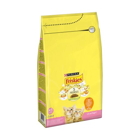 Friskies Junior kura so zeleninou a mliekom 1,5 kg