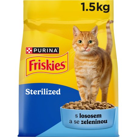 Friskies Sterile Cats losos so zeleninou 1,5 kg