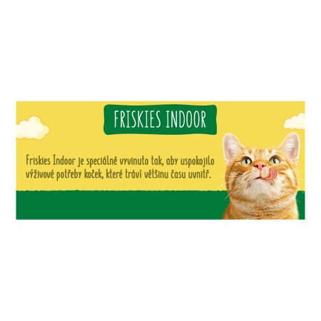 Friskies Indoor Cats kura so zeleninou 1,5 kg