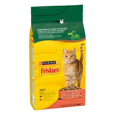 Friskies s hovädzím, kuraťom a pridanou zeleninou 1,7 kg