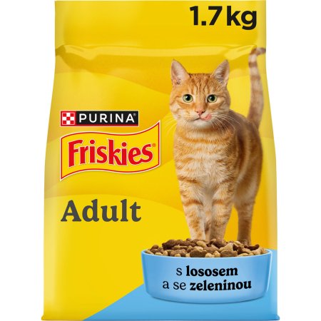 Friskies s lososom a pridanou zeleninou 1,7 kg