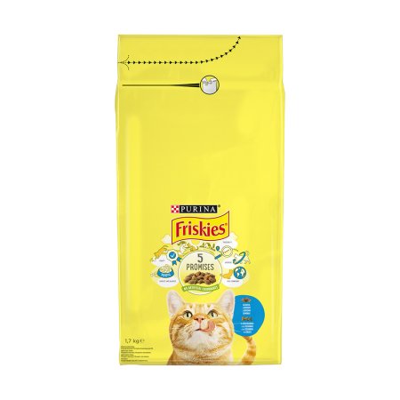 Friskies s lososom a pridanou zeleninou 1,7 kg