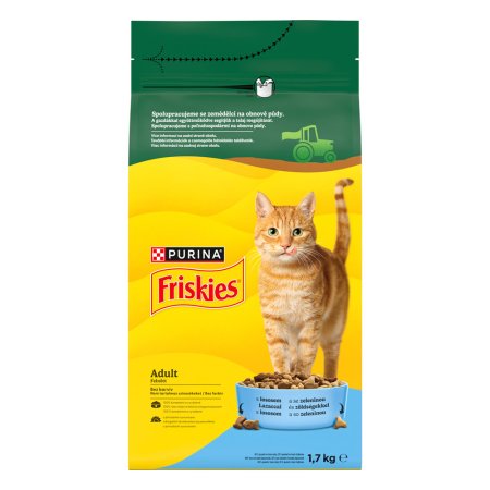 Friskies s lososom a pridanou zeleninou 1,7 kg