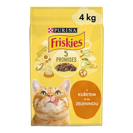 Friskies s kuraťom a pridanou zeleninou 4 kg