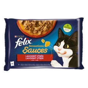 Felix Sensations Sauces Multipack s morkou a jahňacím v och.om 4 x 85 g