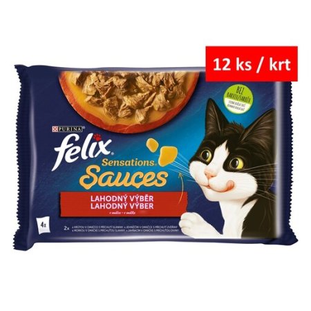 Felix Sensations Sauces Multipack s morkou a jahňacím v och.om 4 x 85 g