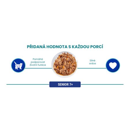 Purina One Multipack Senior minifiletky hovädzie s mrkvou 4 x 85 g