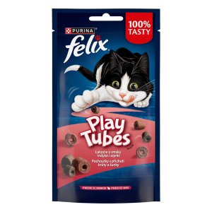 Felix Play Tubes s príchuťou morky a šunky 50 g 
