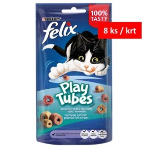 Felix Play Tubes s príchuťou pečených rýb a kreviet 50 g 