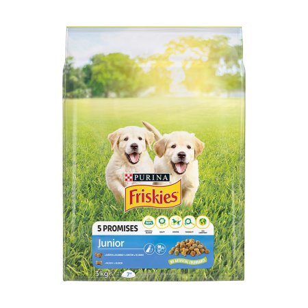 Friskies Junior s kuraťom mliekom a zeleninou 3 kg 