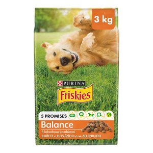 Friskies Balance s kuraťom a zeleninou 3 kg 