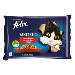 Felix Fantastic Multipack s králikom a jahňacím v želé 4 x 85 g