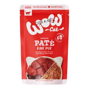 WOW Cat vrecko Paté Hovädzie Adult 125g