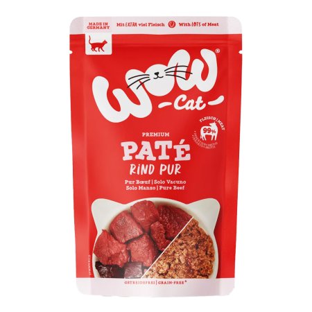 WOW Cat kapsička Paté Hovězí Adult 125g