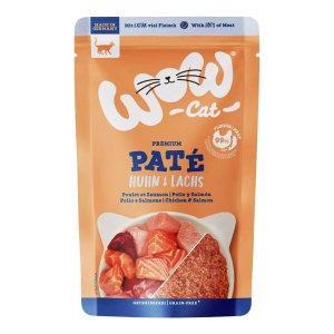 WOW Cat sáček Paté Kurča s Lososom Adult 125g