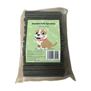 Pochúťka Dentálny kríž Spirulina 12,5 cm 50ks