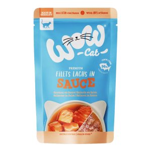 WOW Cat vrecko Sauce Losos Adult 85g