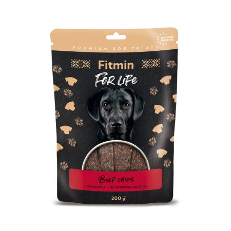 Fitmin dog For Life treat beef chips 200 g