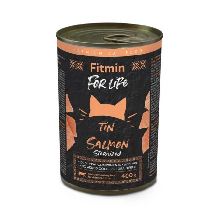 Fitmin cat For Life salmon kastrované mačky 400g 