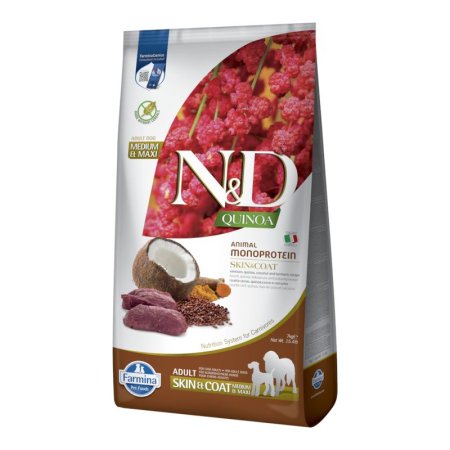 N&D Quinoa DOG Skin&Coat Venison Adult M/L 2,5kg