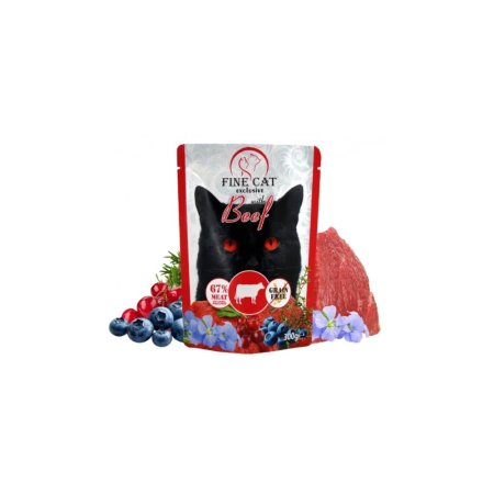 FINE CAT XXL kapsa pro kočky s Hovězím 300 g