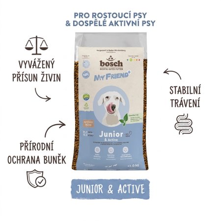 Bosch My Friend+ Dog Junior & Active 12 kg