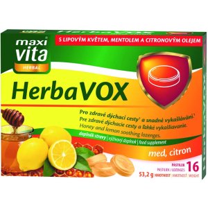 Maxi Vita HerbaVOX MED, CITRON 16ks