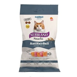 Serrano Snack pre Cat-Salmon&Tuna-AntiHairball 50g