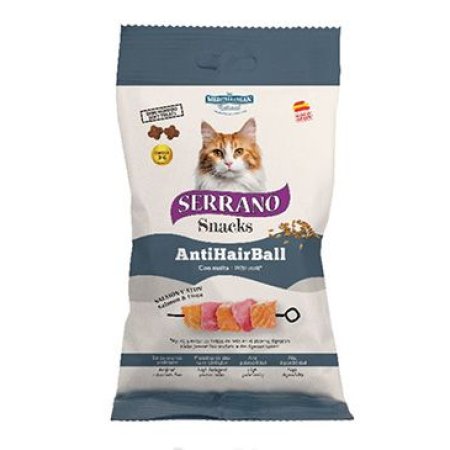 Serrano Snack pre Cat-Salmon&Tuna-AntiHairball 50g