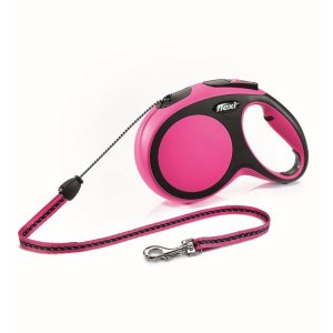 Vodítko Flexi Comfort M lanko 8m/20kg ružová