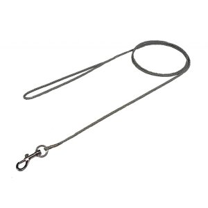 PROFIZOO Vodítko lanko (3 mm x 130 cm) sivá