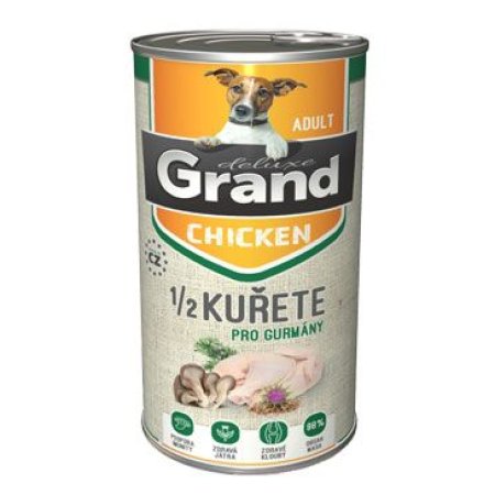 GRAND deluxe 100% Kuracie s 1/2 kurčaťa Adult 1300 g