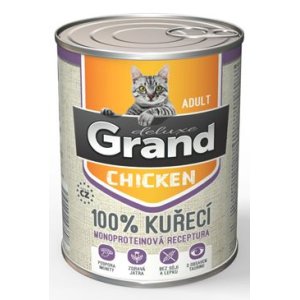 GRAND deluxe 100% Kuracie pre mačku Adult 400 g